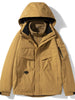 Men's Plus Size Zip Up Long Sleeve Hooded Jacket test