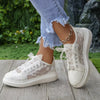 Lace Round Toe Sneakers test