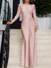 Twisted Long Sleeve Maxi Dress test