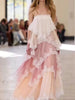Layered Lace Tulle Maxi Dress test
