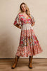 BiBi Floral Print Mix and Match Midi Dress test