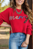 MERRY Round Neck Long Sleeve Sweater test