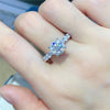 2 Carat Moissanite 925 Sterling Silver Ring test
