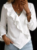 Full Size Ruffled Long Sleeve Blouse Plus Size test