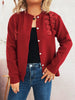 Flower Button Up Long Sleeve Cardigan test
