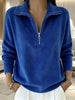 Full Size Corduroy Quarter-Zip Sweatshirt Plus Size test