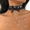 Lace Bow Choker Necklace test