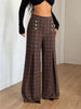Plaid Wide-Leg Pants test