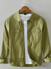 Men's Plus Size Button Up Long Sleeve Shirt test