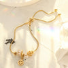 Heart Charm Titanium Steel Bracelet test