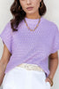 Short Sleeve Knit Sweater Top test