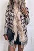 Houndstooth Fringe Hem Poncho test
