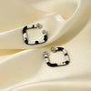 Stainless Steel Oil Drip Cuff Earrings test