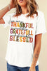 Letter Graphic Round Neck Short Sleeve T-Shirt test