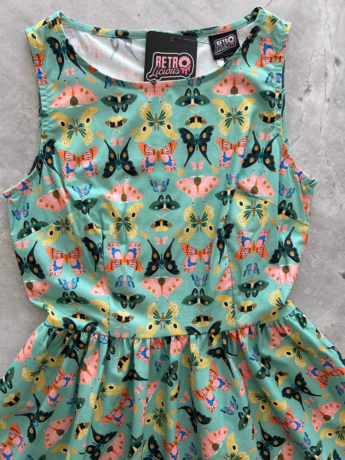 Butterflies Vintage Dress