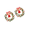 Christmas Wreath Bell Earrings test