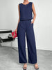Round Neck Top and Pants Set test