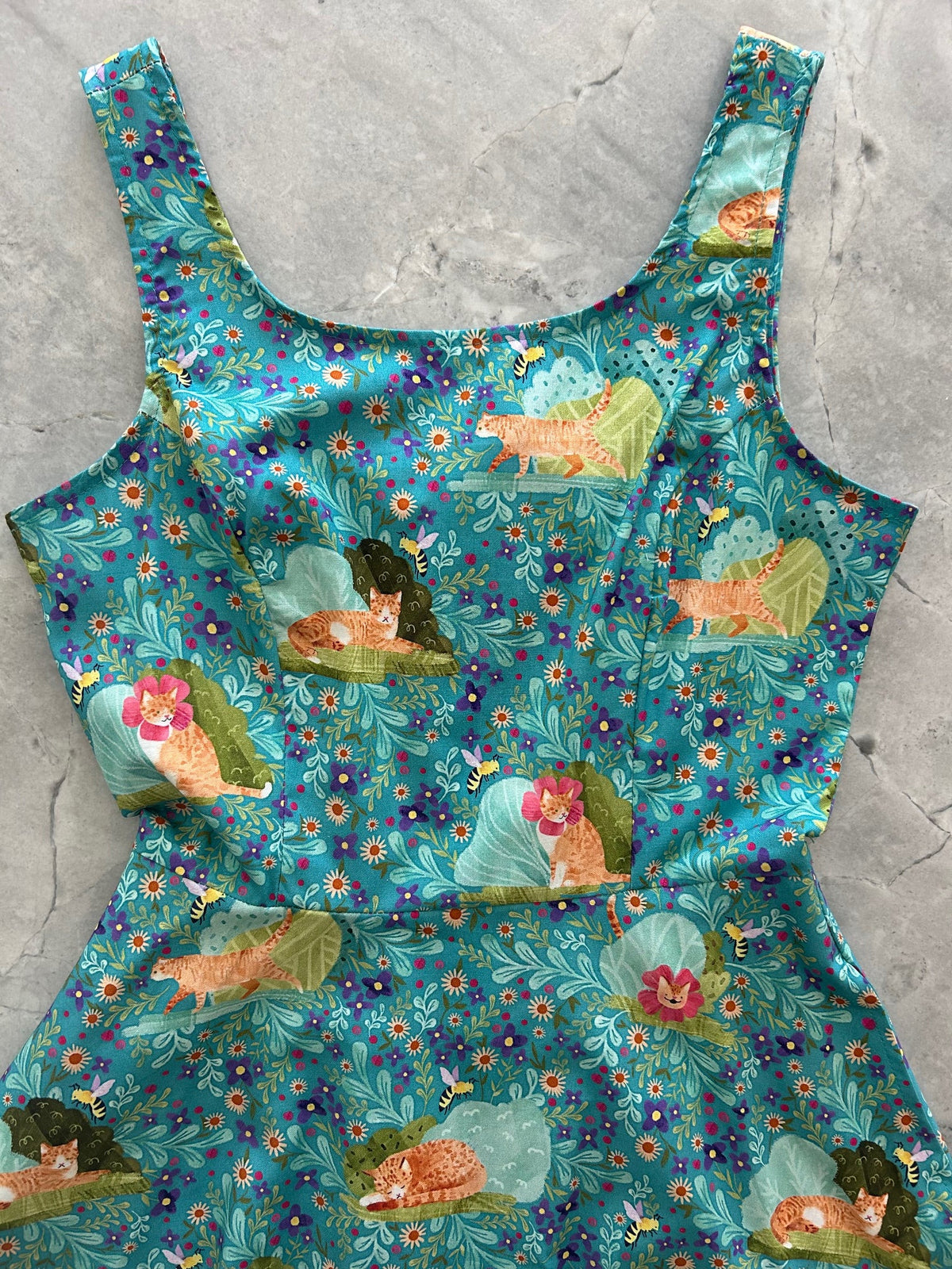 Cats Skater Dress