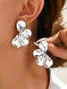 Stainless Steel Flower Earrings test