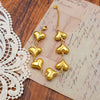 18K Gold-Plated Heart Charm Bracelet test