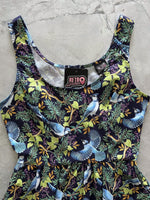Birds Fit & Flare Dress
