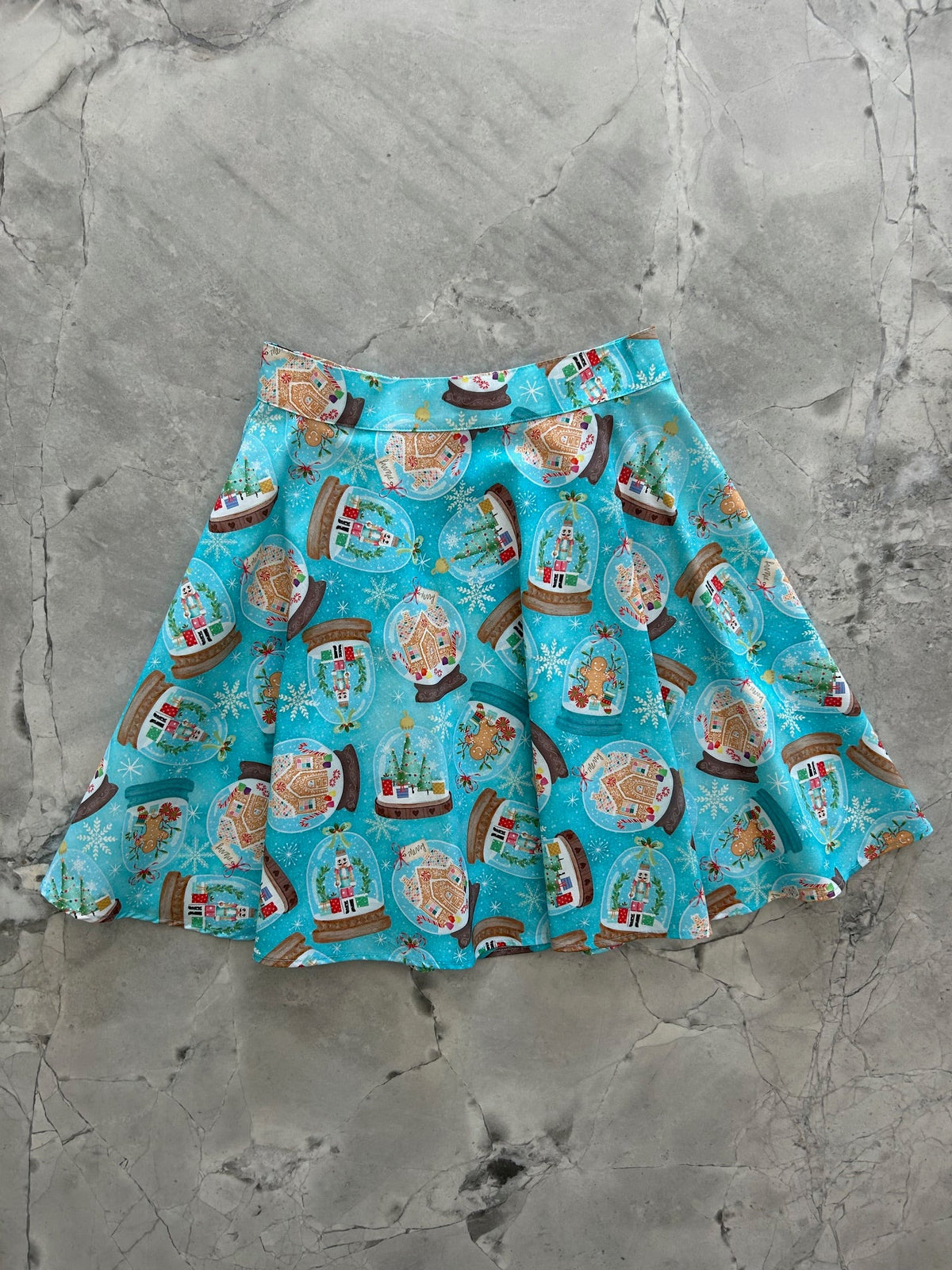 Snow Globes Skater Skirt