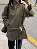 Vintage-Inspired Double-Breasted Belted Trench Outerwear test