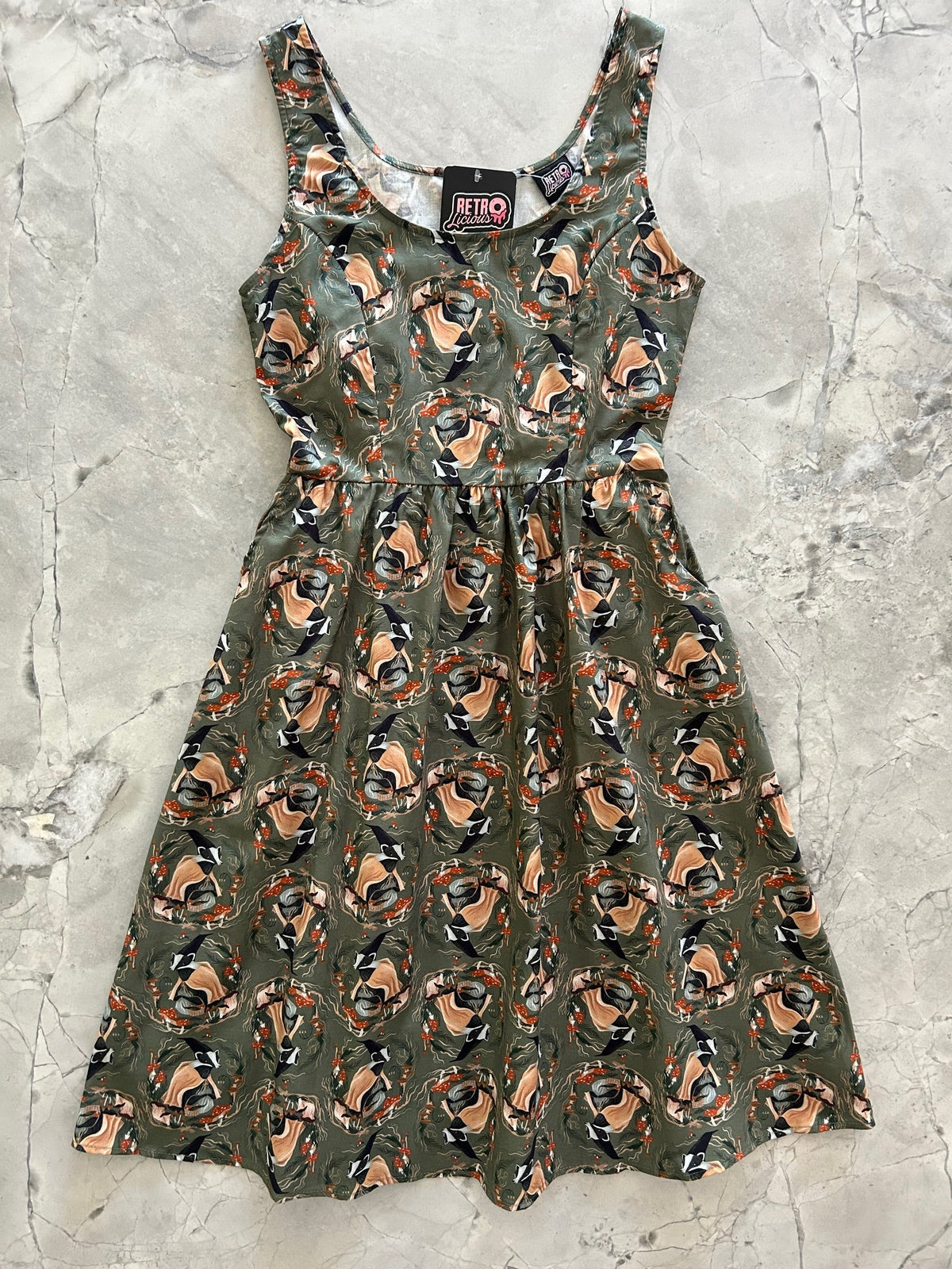 Badger Fit & Flare Dress