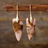Natural Stone Geometric Shape Earrings test