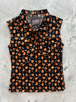 Jack-o’-lantern Bow Top