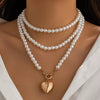 Pearl Chain Heart Necklace test