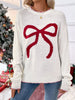 Bow Round Neck Sweater test