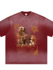 Men's Graphic Round Neck Short Sleeve T-Shirt test
