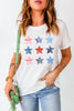Star Round Neck Short Sleeve T-Shirt test
