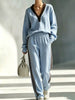 Long Sleeve Top and Side-Striped Joggers Set test