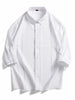 Men's Plus Size Stripe Button-Down Shirt test