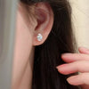 1 Carat Moissanite 925 Sterling Silver Stud Earrings test