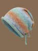 Colorful Knitted Tie-Dye Beanie Hat test