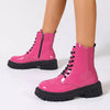 Lace-Up Platform Combat Boots test
