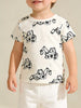 Children's Cartoon Excavator Print Short Sleeve T-Shirt test