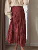 Ruched Elastic Waist Skirt test