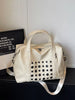 Chic Eyelet Embellished Crossbody Travel Bag test