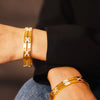 18K Gold-Plated Czech Diamond Bracelet test