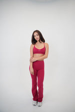 I Live in Luxury Red Sports Bra