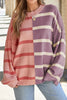 Contrast Striped Long Sleeve Sweatshirt test