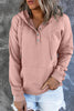 Dropped Shoulder Long Sleeve Hoodie with Pocket test