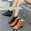 Lace Up Wedge Boots test