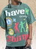 Men's Graphic Round Neck Oversized T-Shirt test