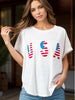 USA Round Neck Short Sleeve T-Shirt test