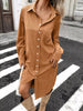 Corduroy Shirt Dress with Button-Down Front test